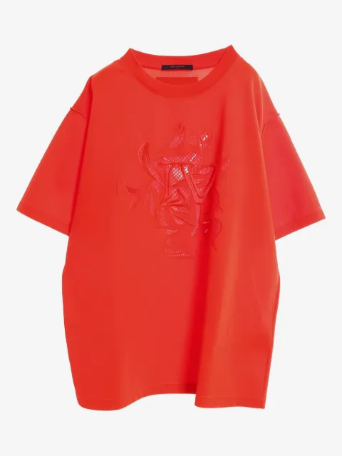 Louis Vuitton Pre-Owned playera con bordado Vegetal