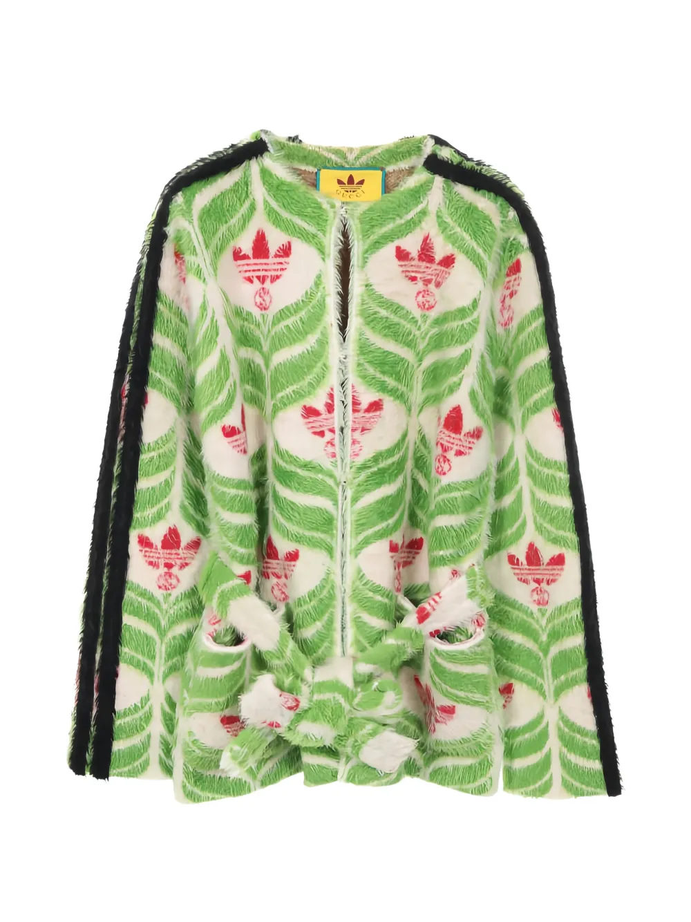 Gucci Pre-Owned x Adidas tie cardigan - Verde