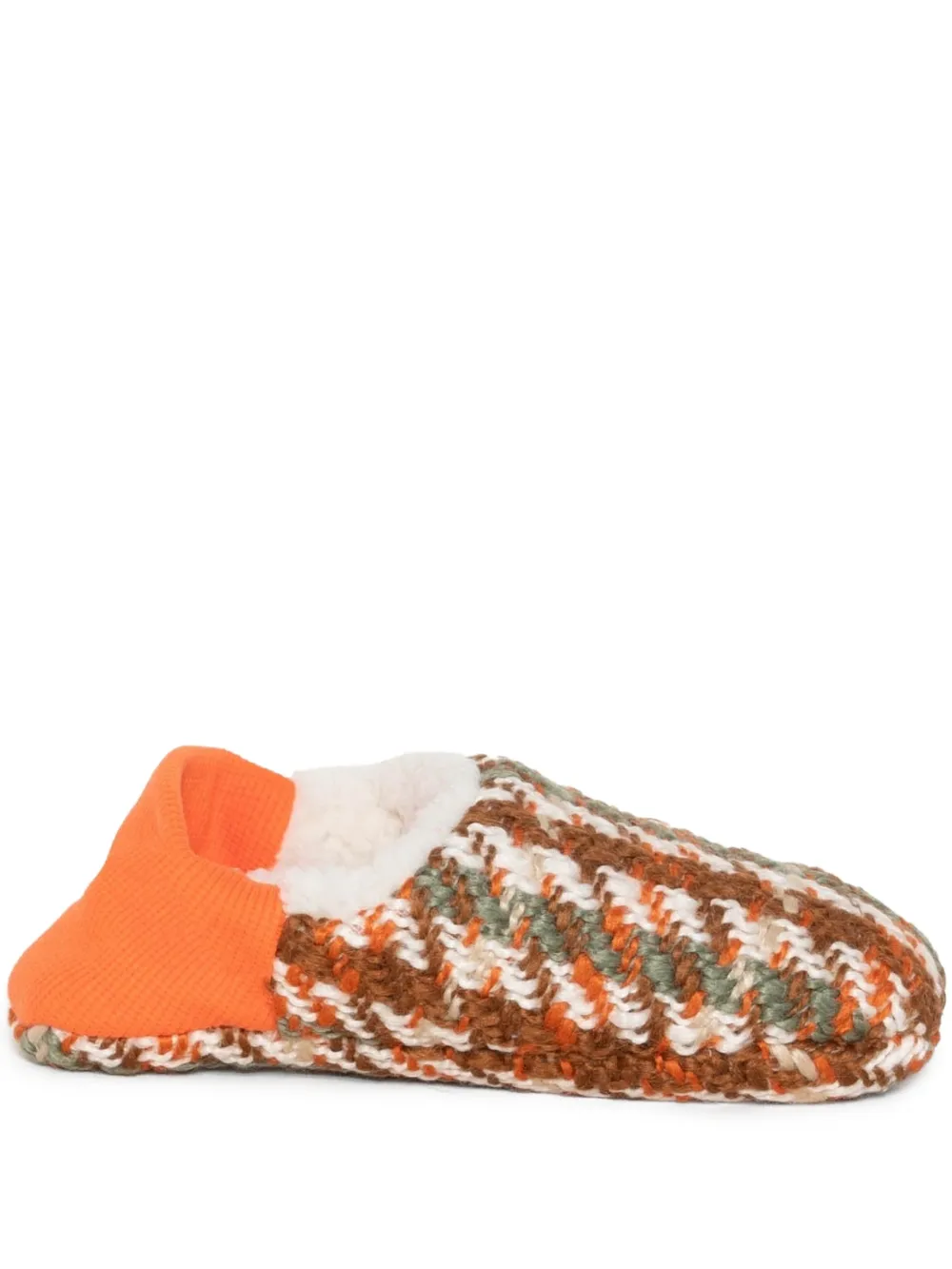 Merippa tweed slippers - Marrone