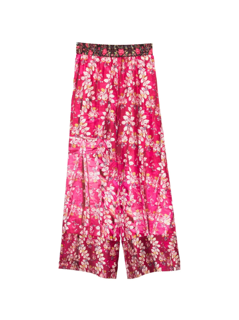 Pierre-Louis Mascia flora-print palazzo pants - Rosa