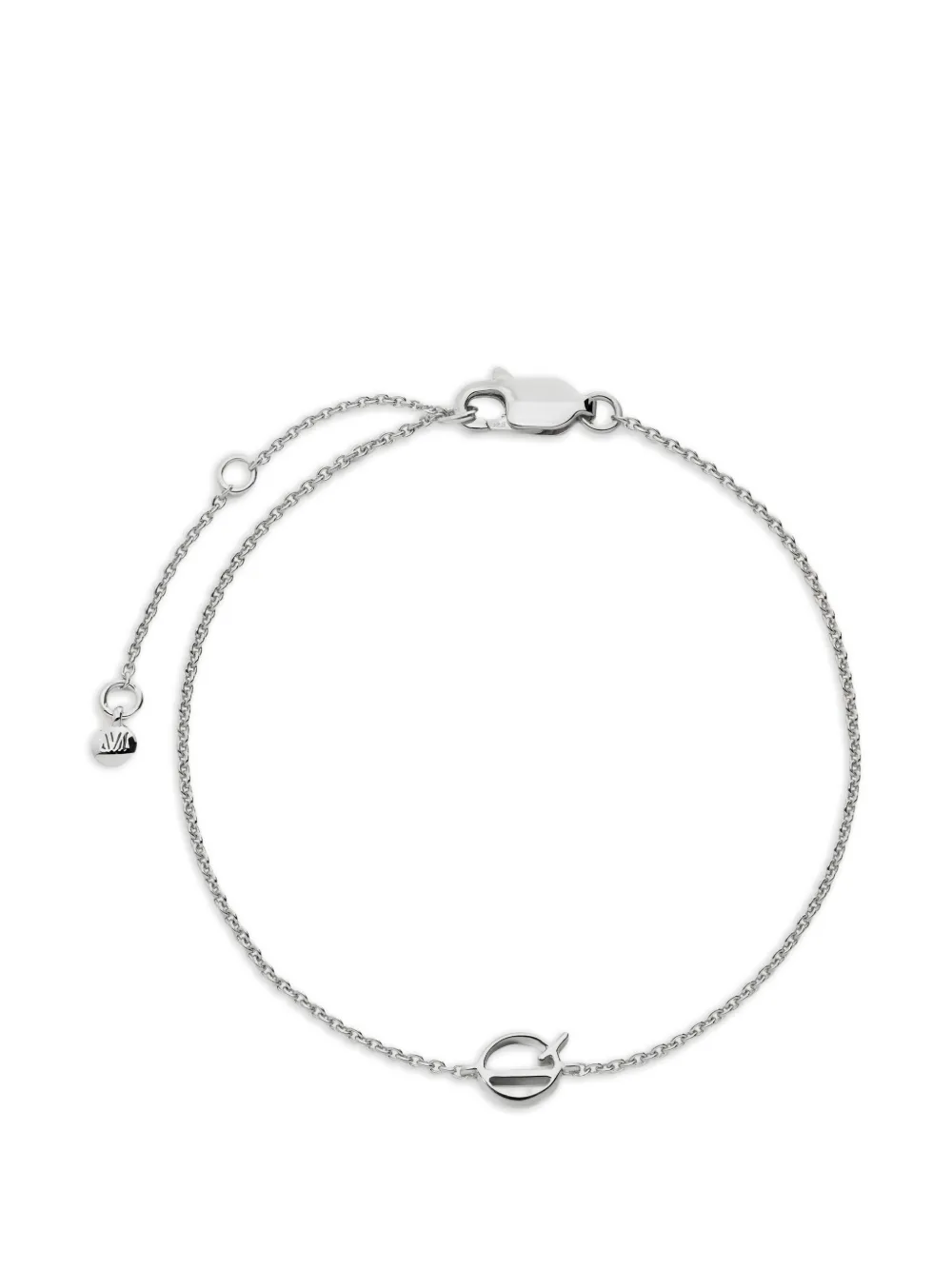 Monica Vinader Bracciale a catena Initial Q - Argento