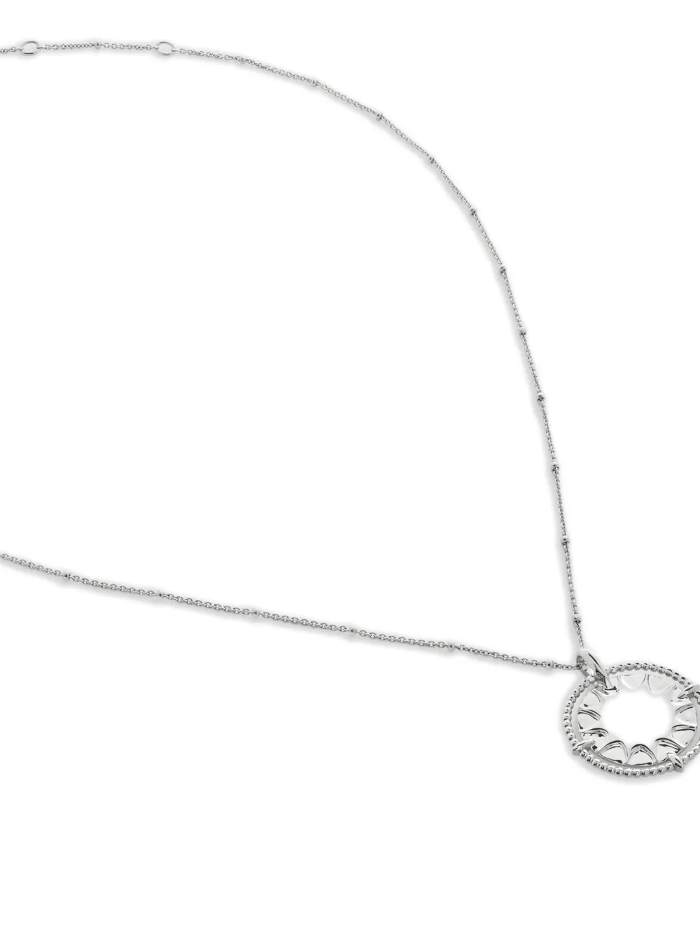  Monica Vinader Collar Infinity Con Anilla - Plateado 