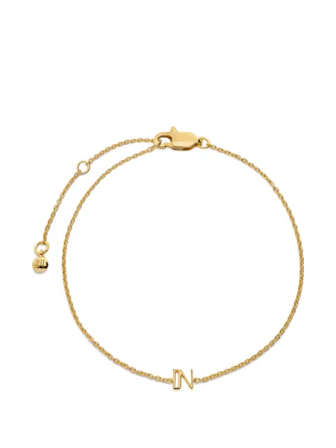 Monica Vinader pulsera de cadena Initial N