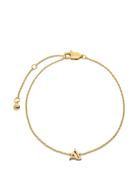 Monica Vinader initial chain bracelet