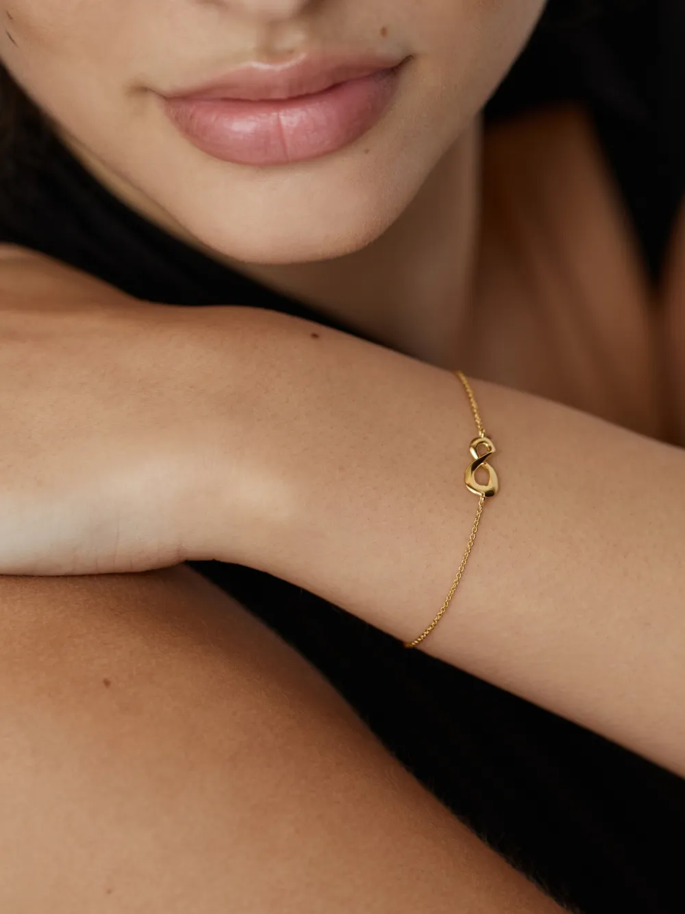  Monica Vinader Infinity Chain Bracelet - Gold 