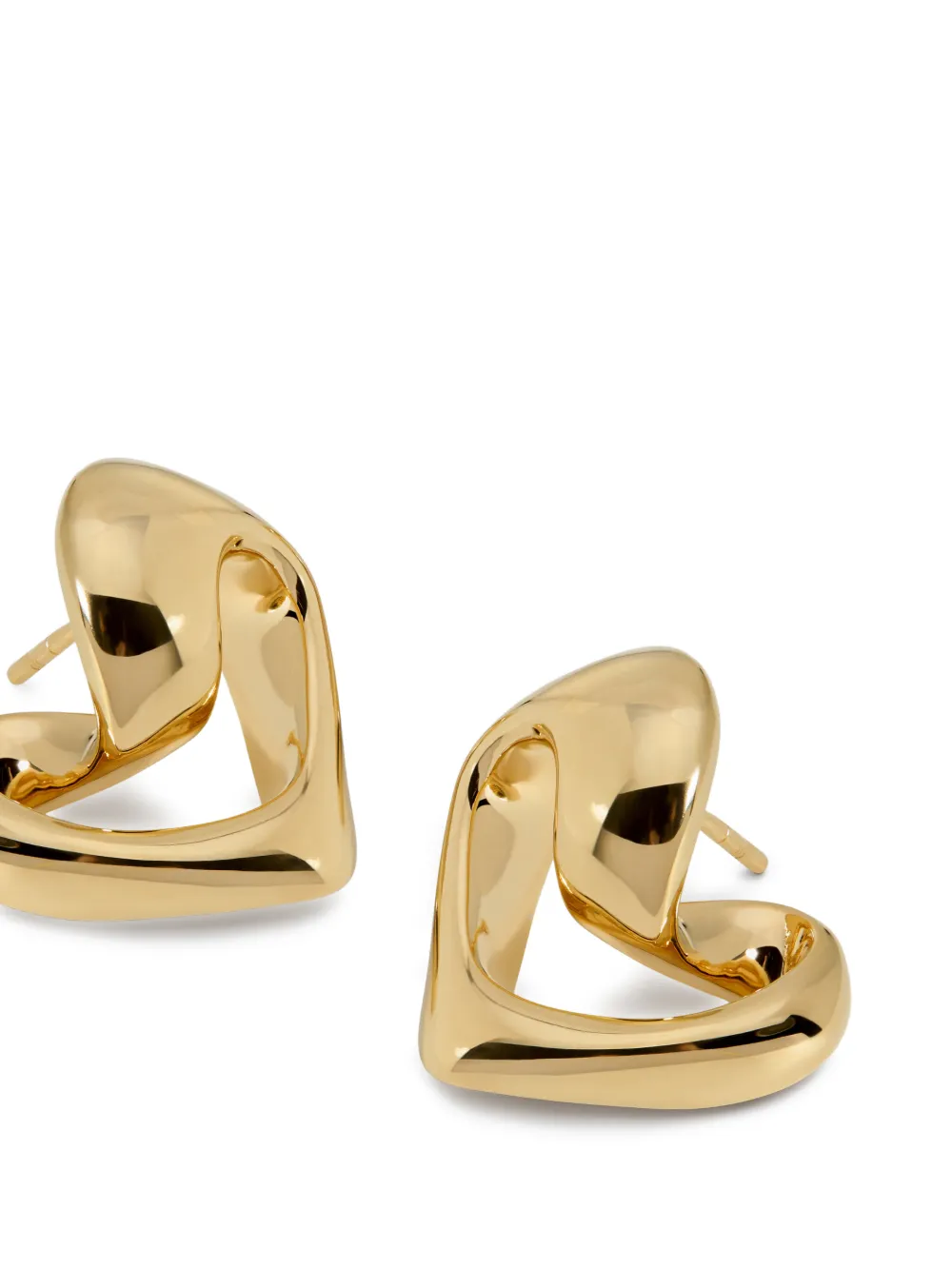  Monica Vinader Infinity Heart Stud Earrings - Gold 