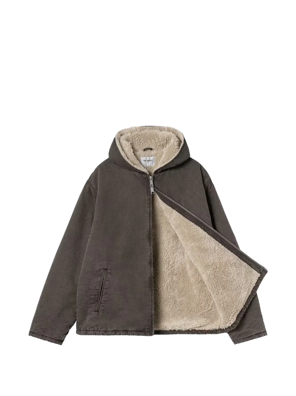 Carhartt WIP Jack met capuchon en rits Grijs