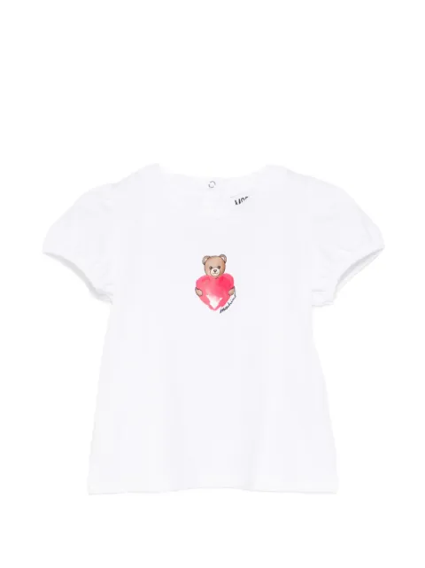 Moschino Kids グラフィック パフスリーブ Tシャツ