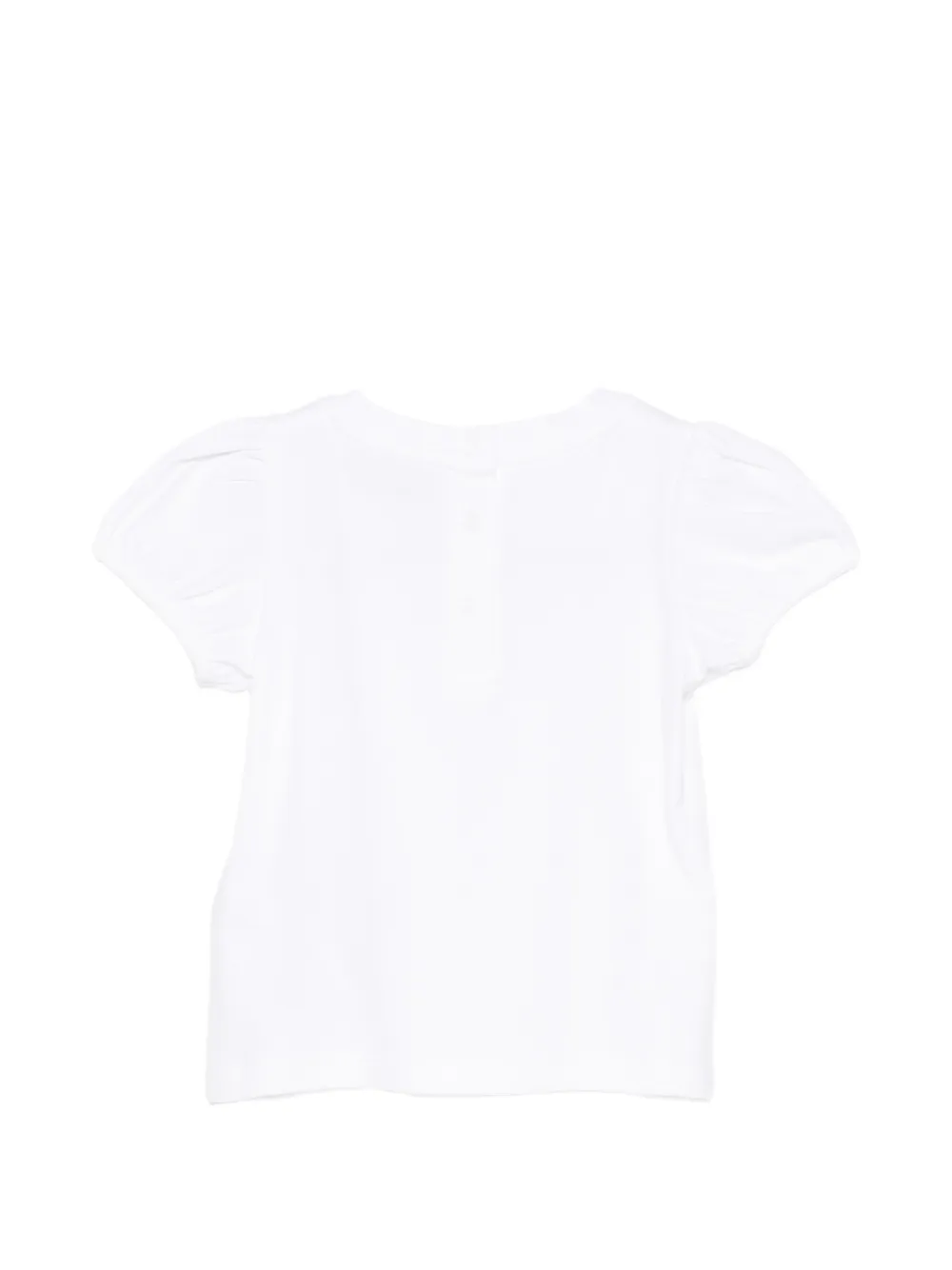 Puffed-Sleeve Graphic-Print T-Shirt