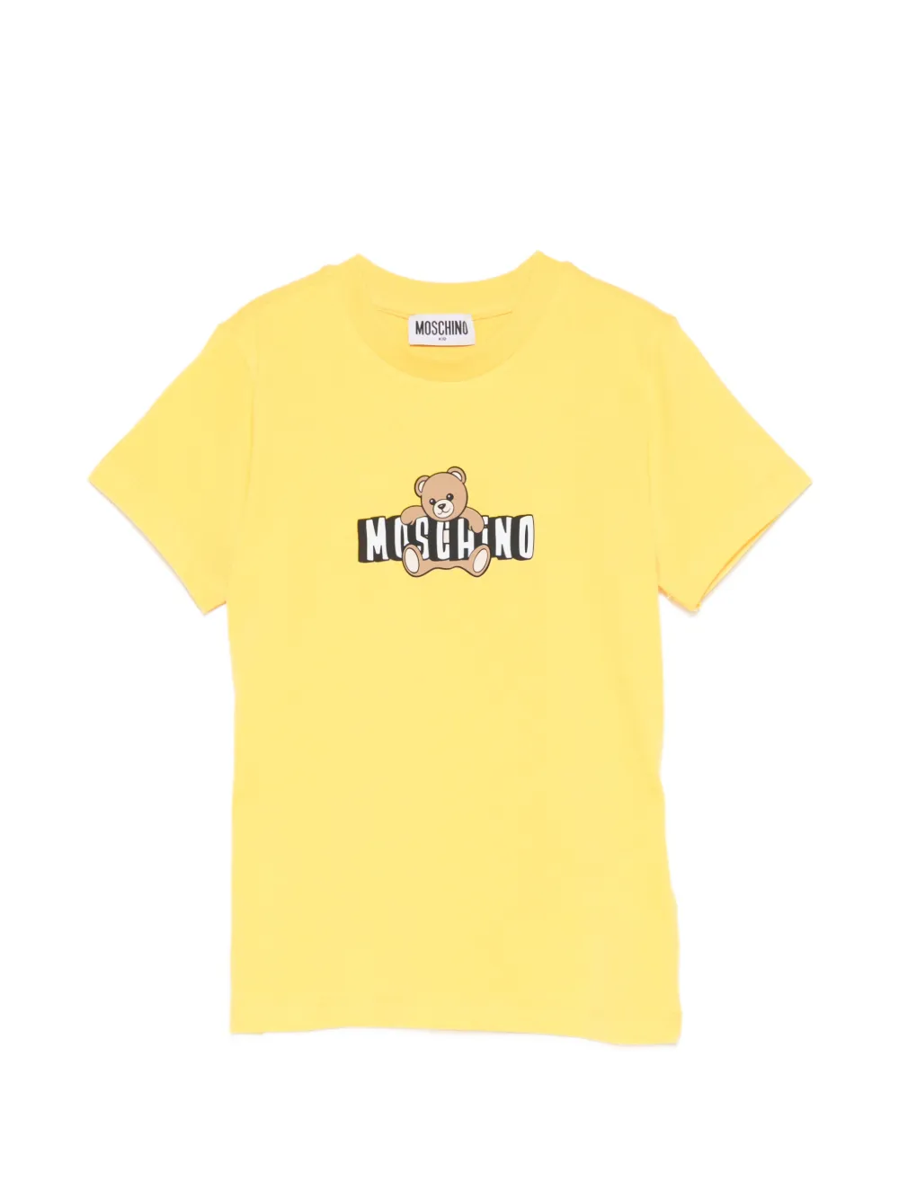 Moschino Kids Teddy Bear-print T-shirt - Giallo