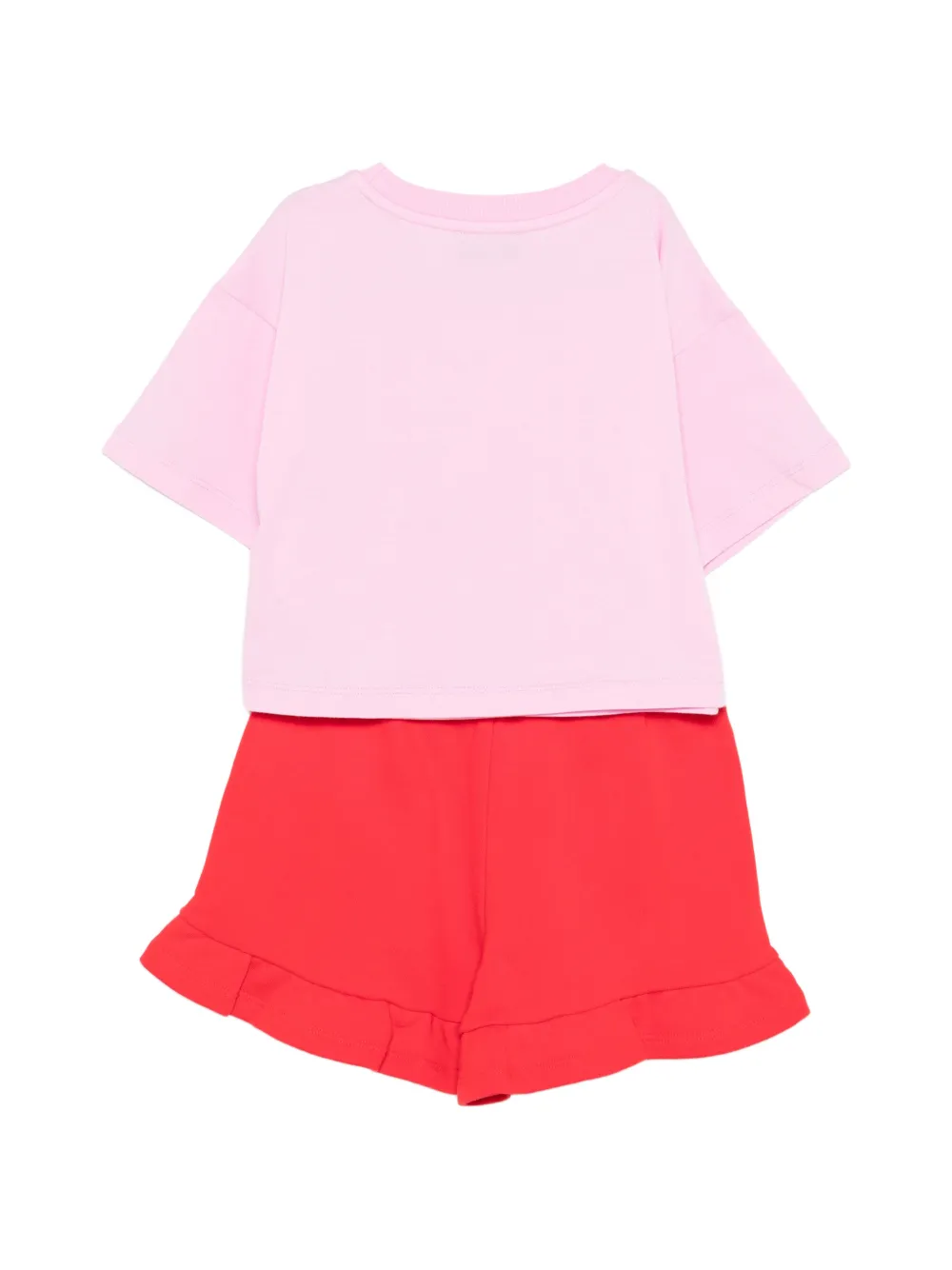 Moschino Kids Shirt en shorts Roze