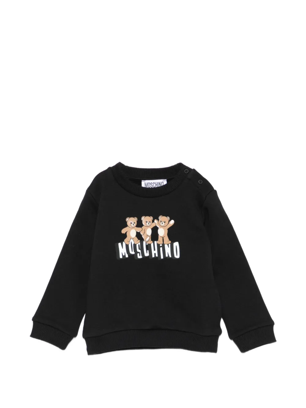 Moschino Kids Teddy Bear-print sweatshirt - Nero