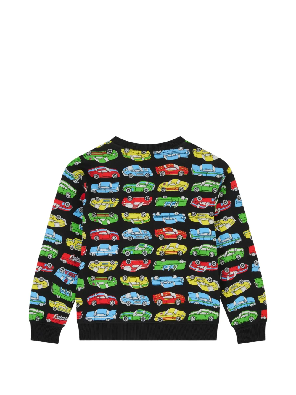 Moschino Kids Top met autoprint Zwart