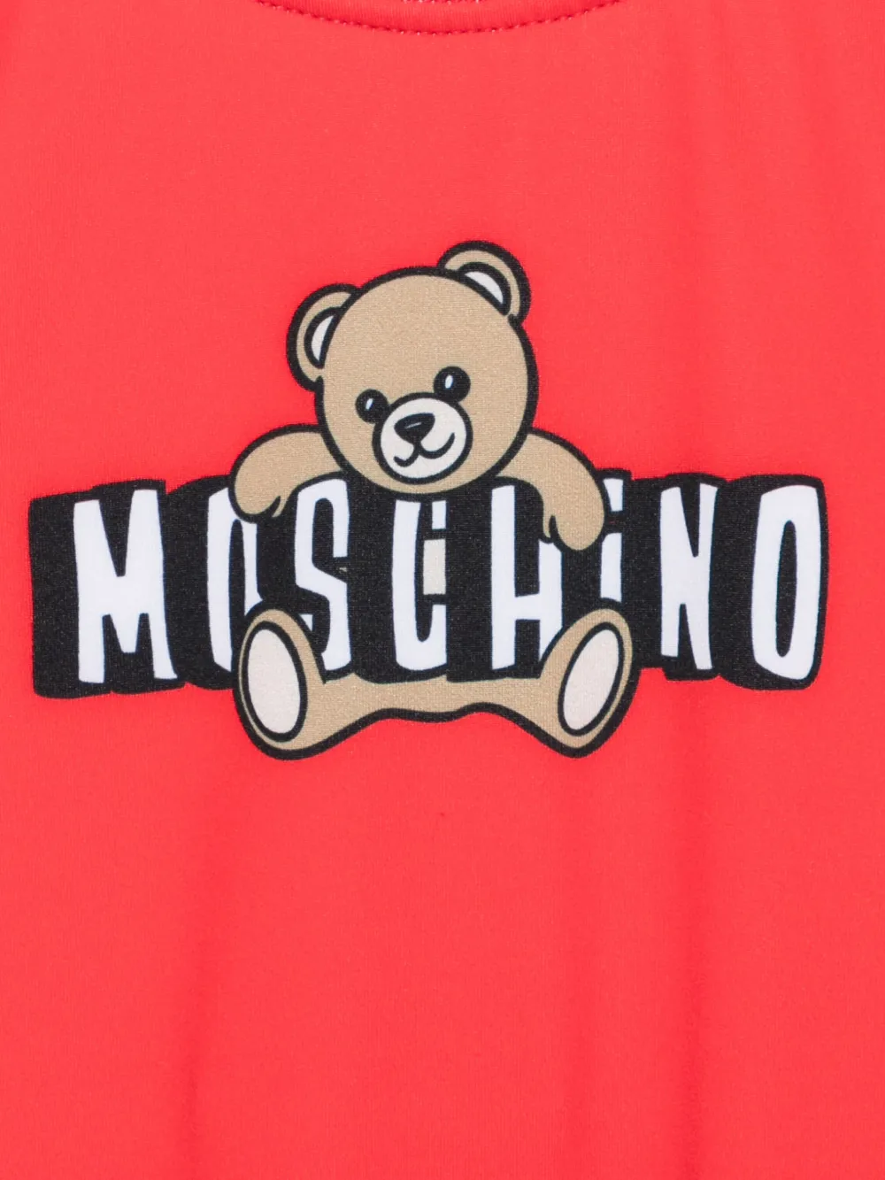  Moschino Kids Teddy-print Swimsuit - Red 