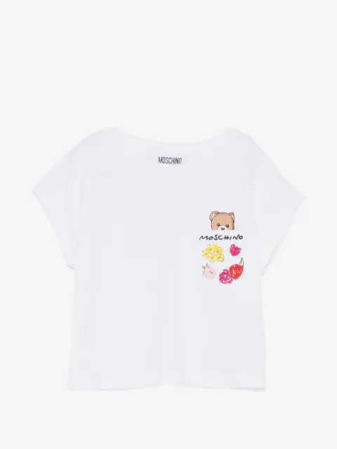 Moschino Kids playera con motivo Teddy Bear