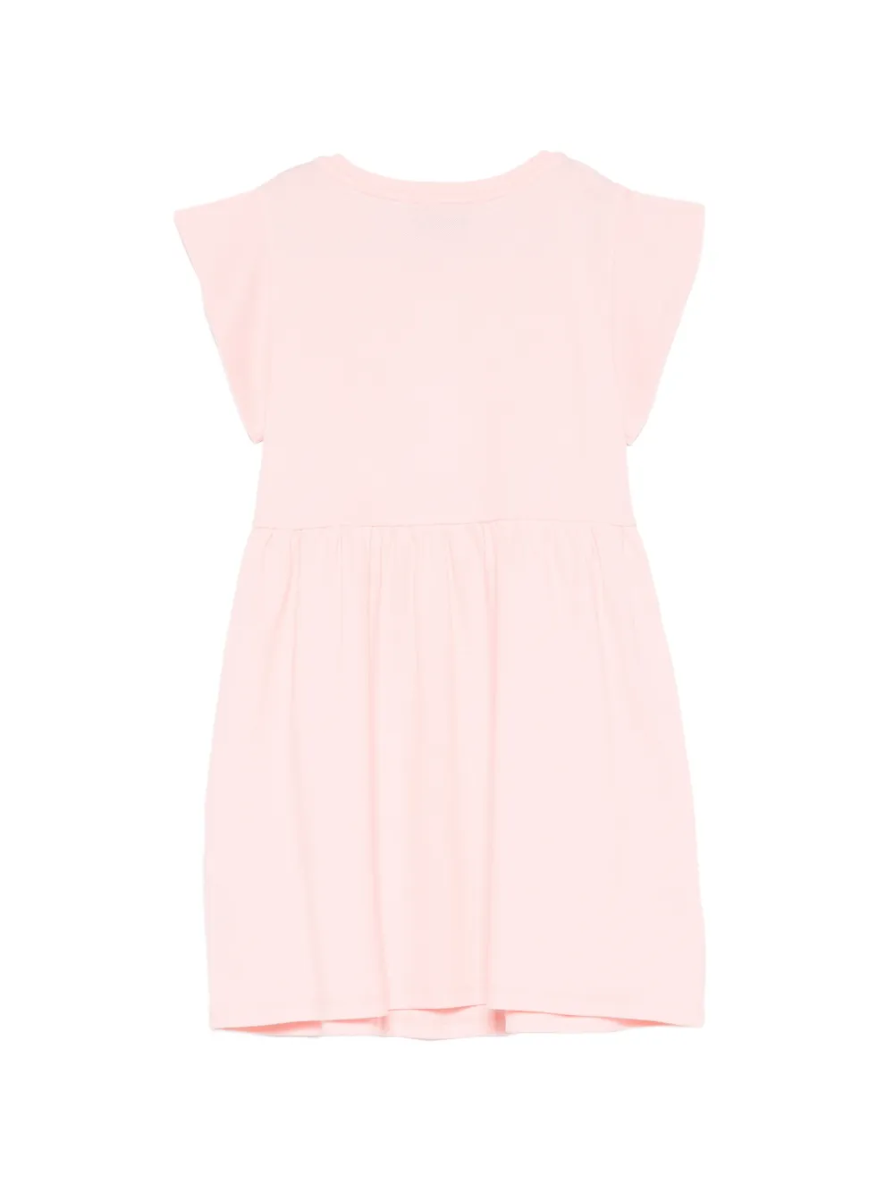 Moschino Kids Jurk met bloemenprint Roze