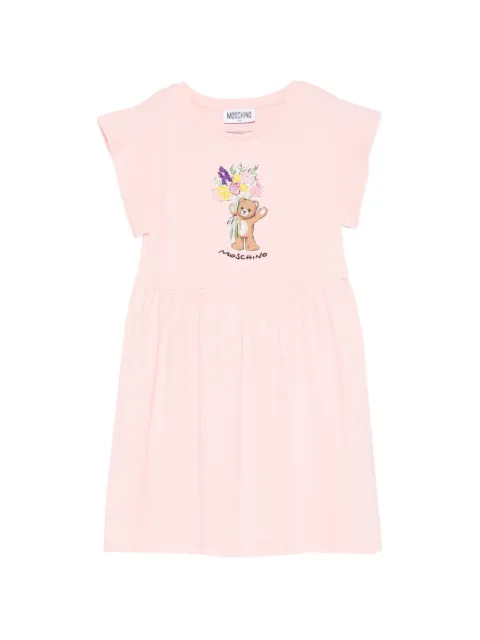 Moschino Kids floral-print dress