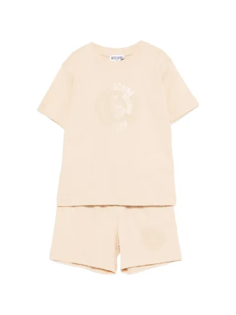 Moschino Kids logo-print shorts set