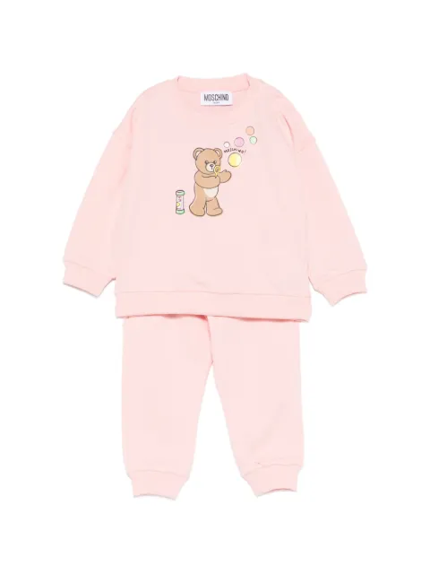 Moschino Kids teddy-print tracksuit