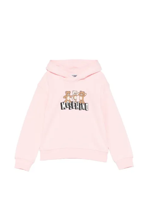 Moschino Kids hoodie con motivo Teddy Bear