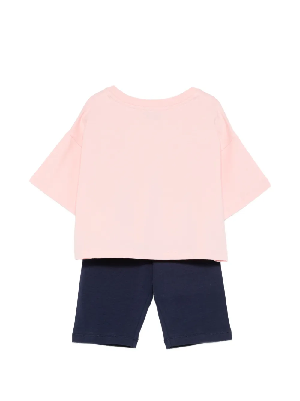 Moschino Kids Legging set met teddybeerprint Blauw
