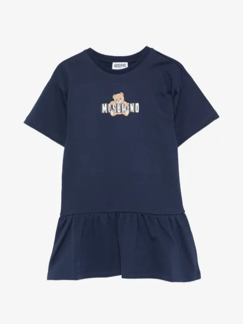 Moschino Kids robe Teddy Bear à volants