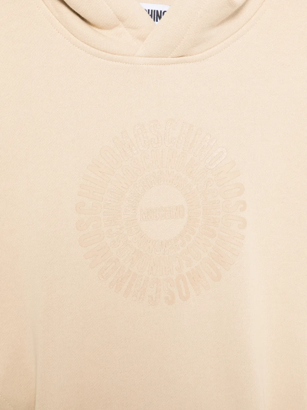 Moschino Kids Top met capuchon Beige
