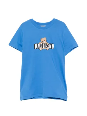 T-shirt Moschino Garçon 4 Ans - Ours En Peluche - Multicolore - Occasion