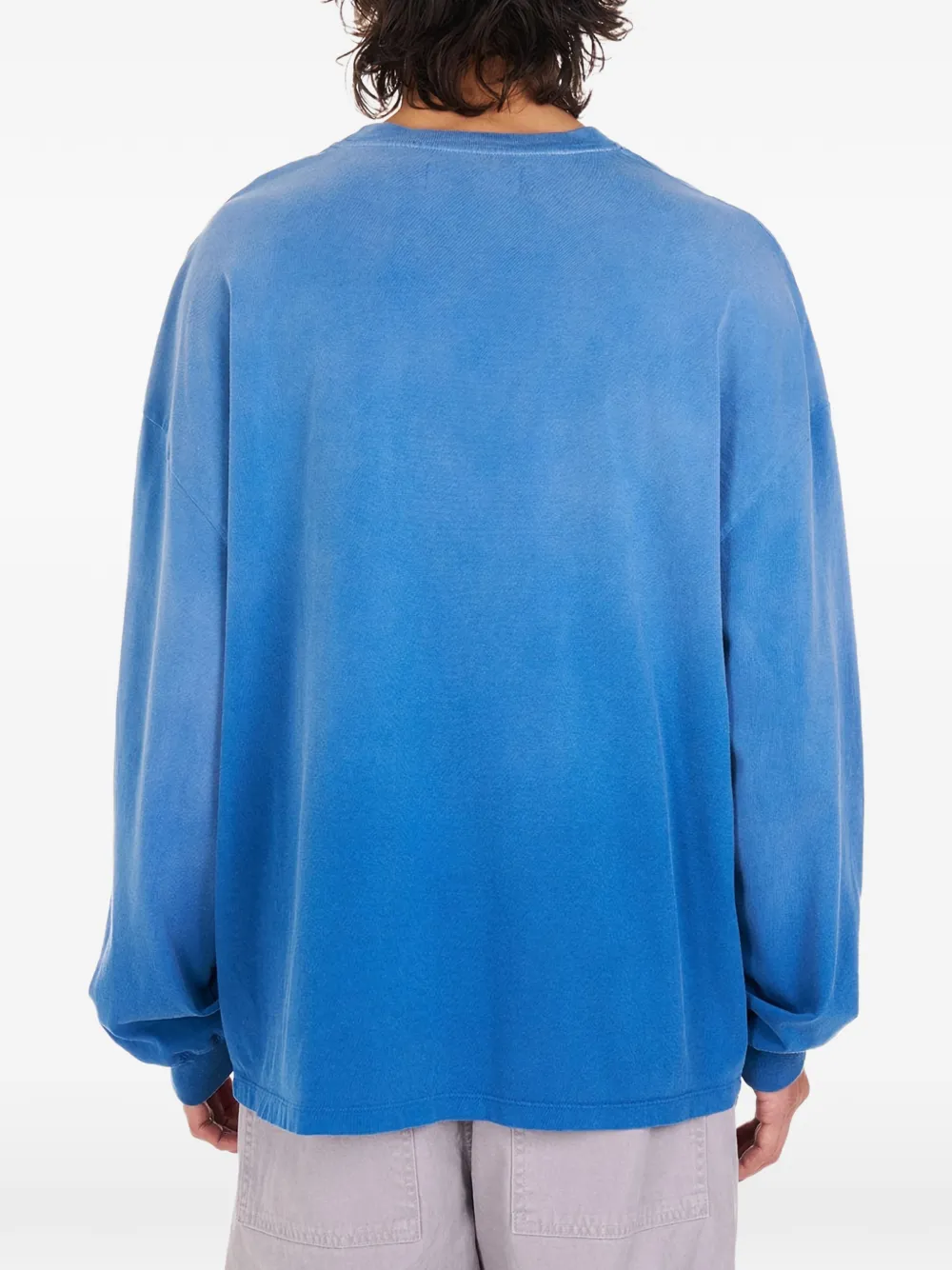 Nahmias pocket long-sleeve sweatshirt - Blauw