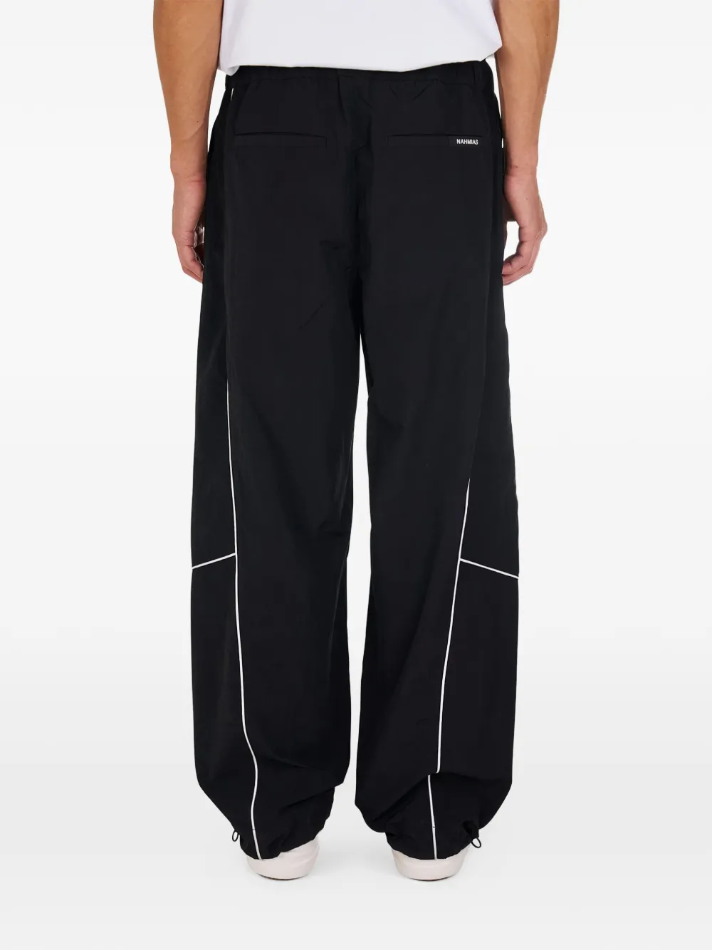 Nahmias logo warmup trousers - Zwart