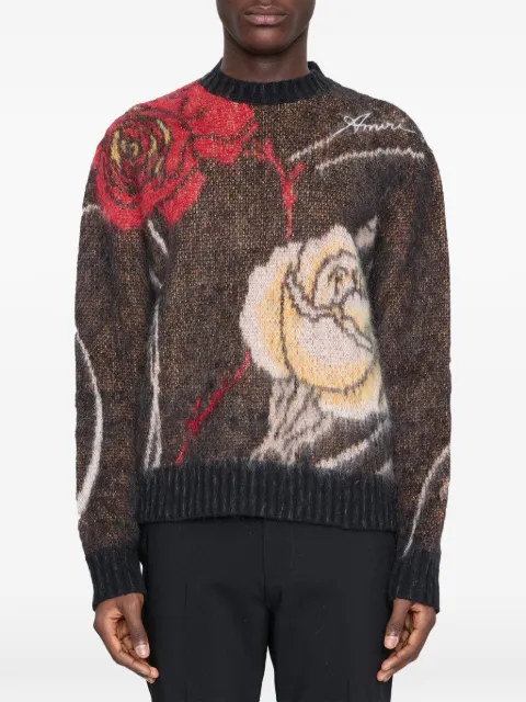 AMIRI floral sweater