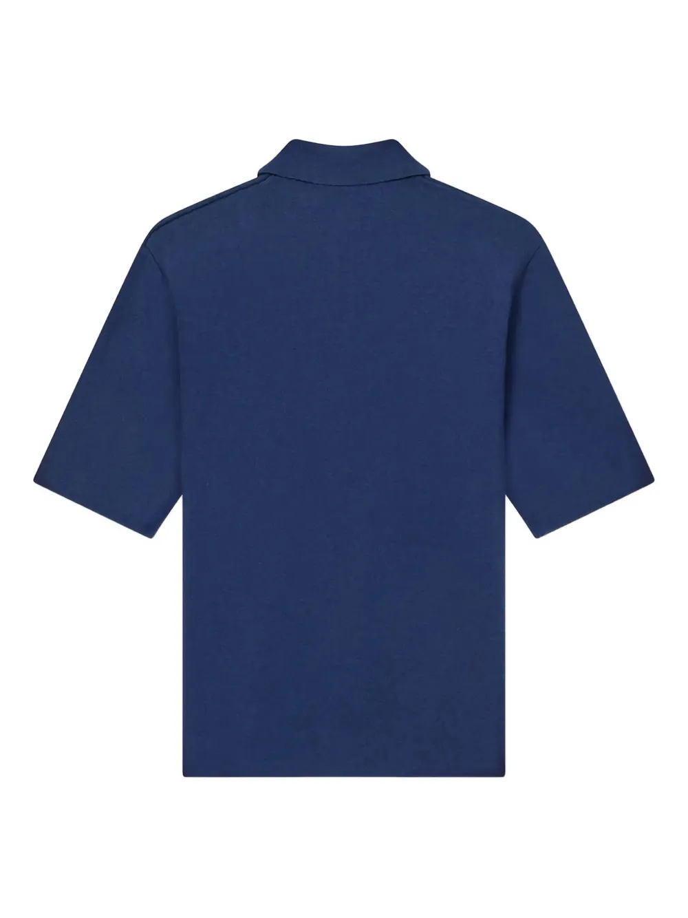 Kenzo bouquet embroidered knit polo shirt - Blauw