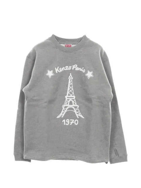 Kenzo Pre-Owned 2020s logo embroidery sweatshirt