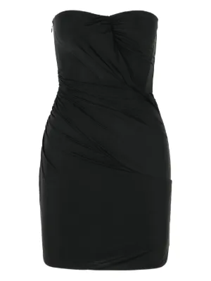 adele 2020 black dress Midnight Bloom Taffeta Black Strapless Mini Dress  Party & Cocktail Wear
