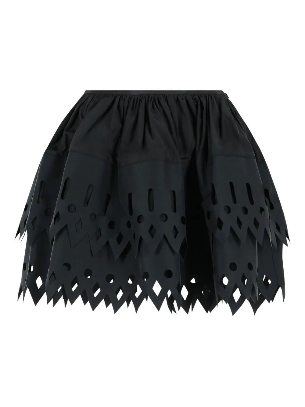 Blumarine cut-out mini skirt - Nero