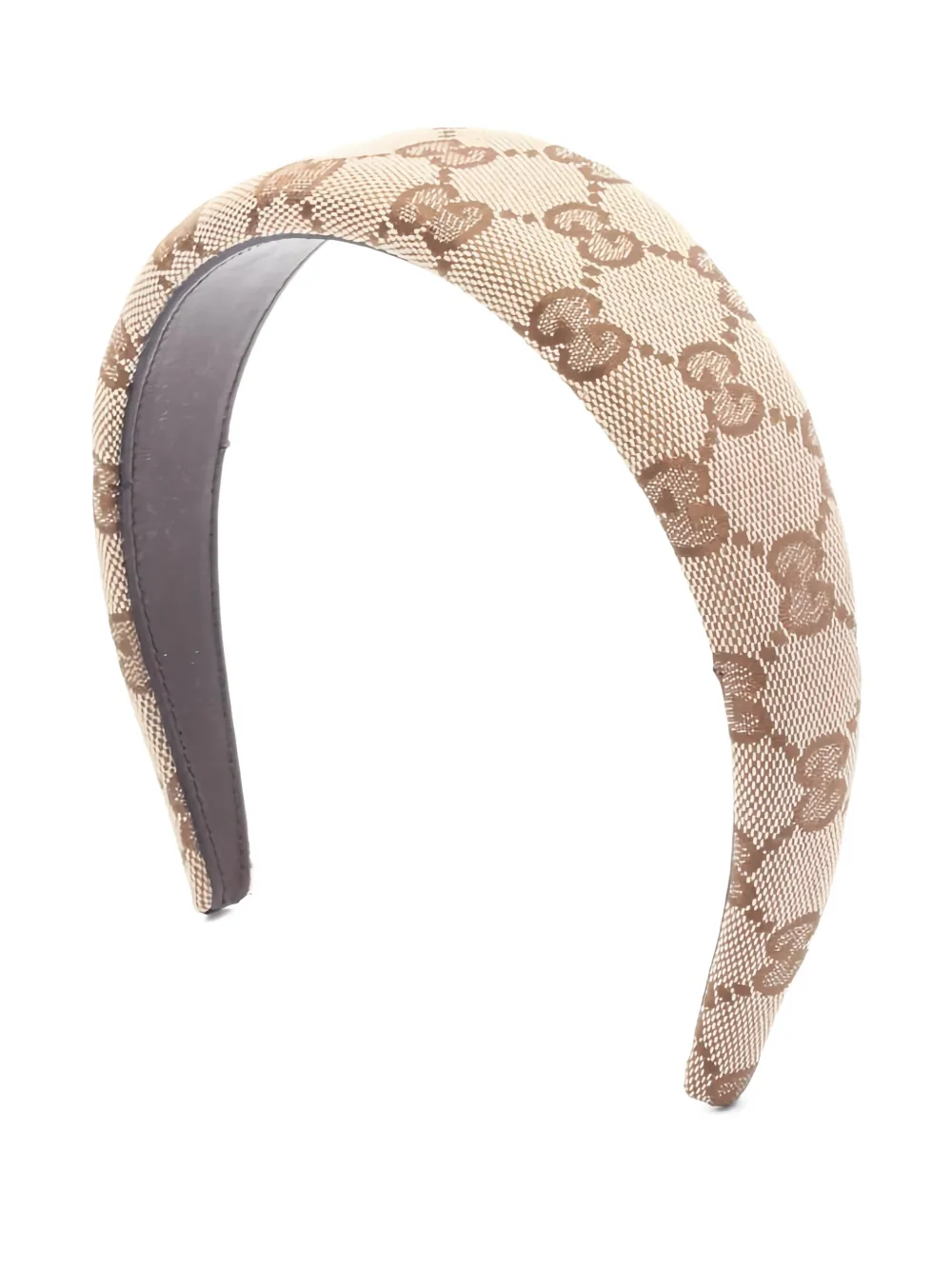 Gucci Pre-Owned 2020s GG canvas hair band headband - Toni neutri
