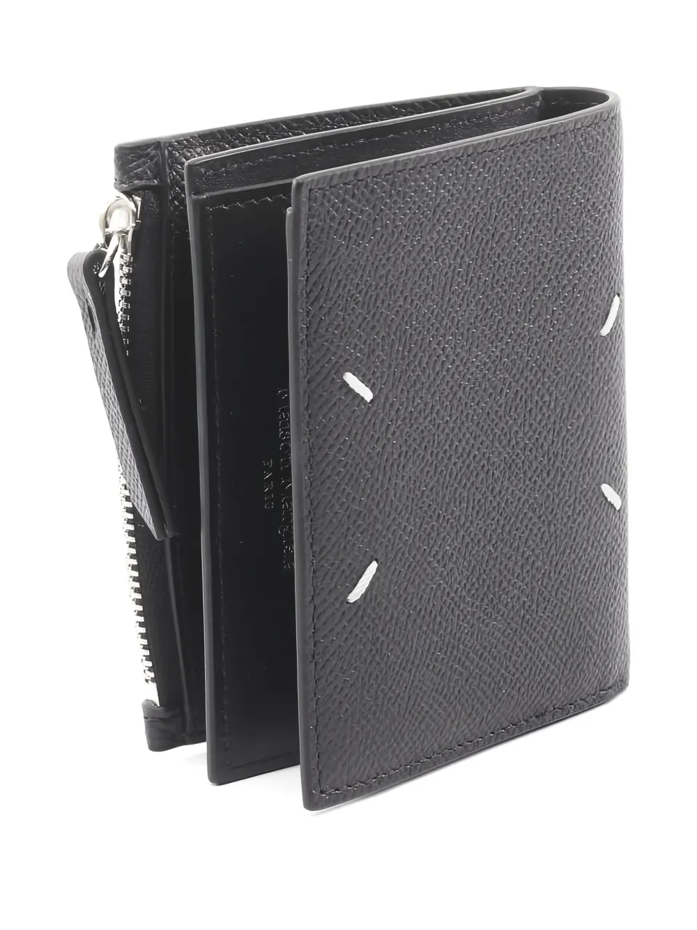 Maison Martin Margiela Pre-Owned Portafoglio bi-fold in pelle anni 2020 - Nero