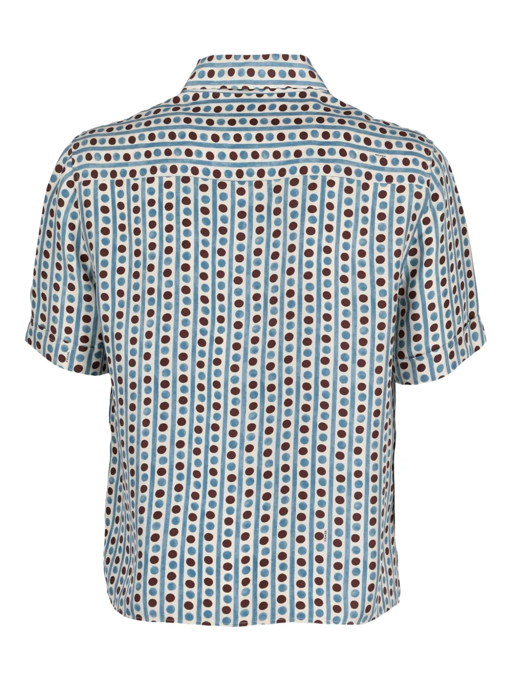  Prada Pre-owned Geometric Short-sleeved Shirt - Neutrals 