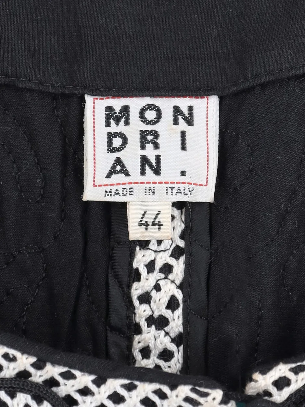  Mondrian Ricami Flower Coat - White 