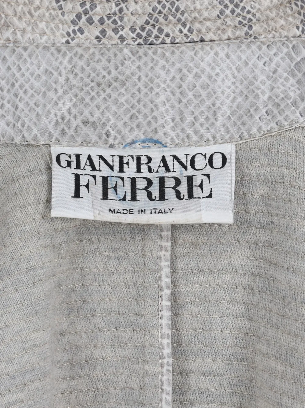 Snakeskin-Printed Jacket