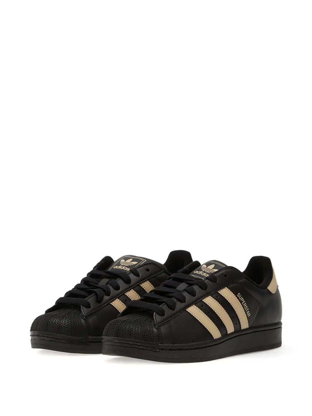 adidas Superstar II stripe sneakers Zwart