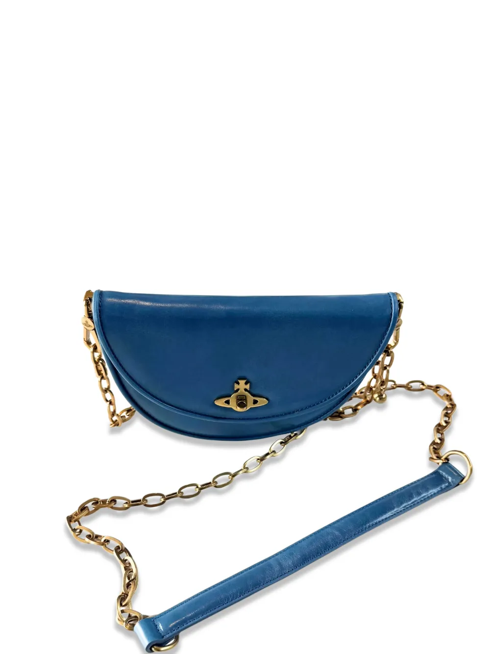 Vivienne Westwood chain tote bag - Blu