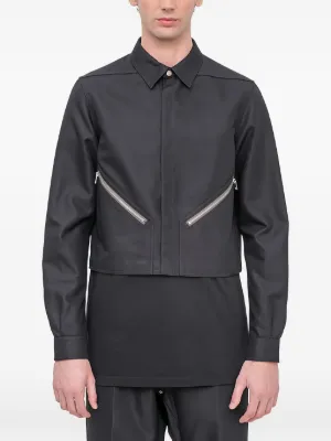 Rick Owens Brad ジップアップ ジャケット | ブラック | FARFETCH JP