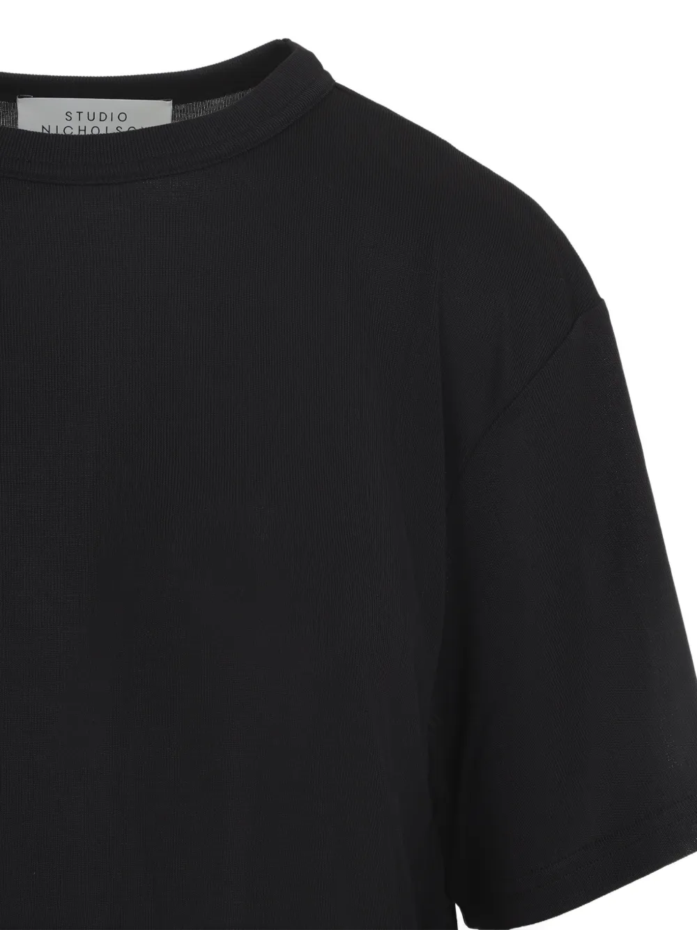 Studio Nicholson T-shirt met ronde hals Zwart