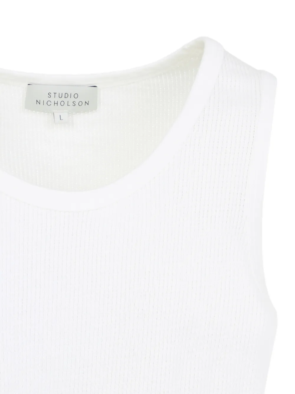  Studio Nicholson Ribbed T-shirt - White 