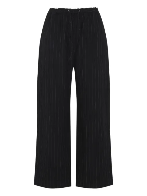 Studio Nicholson drawstring-fastening pinstripe trousers