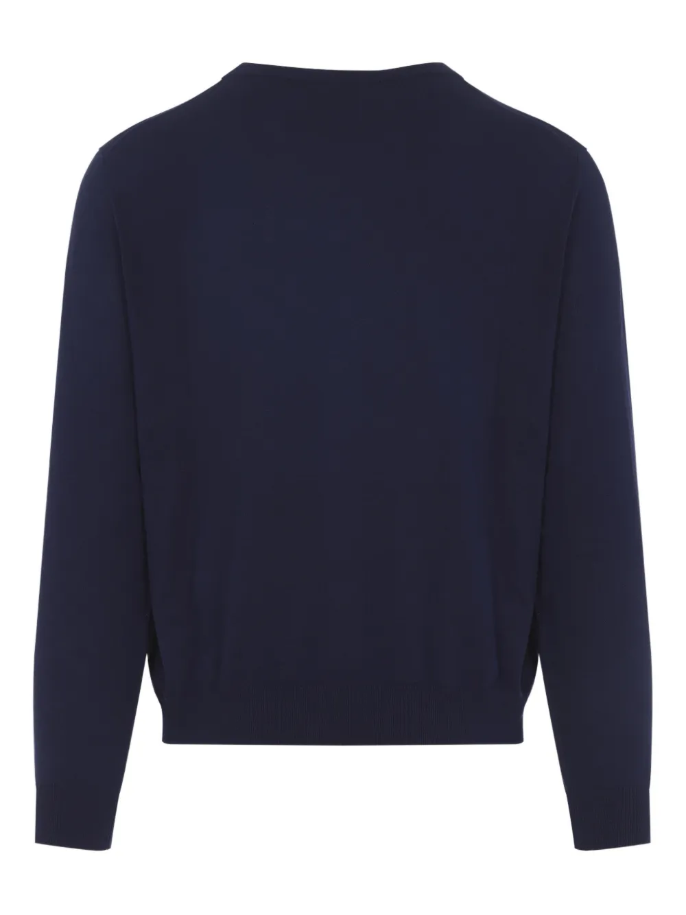 ETRO embroidered round-neck sweater - Blauw
