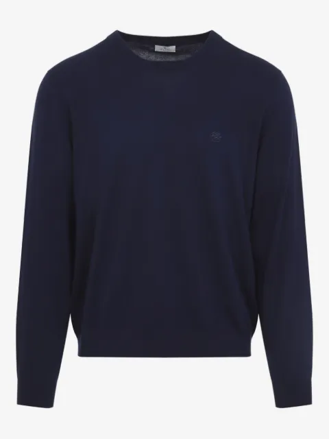 ETRO embroidered round-neck sweater