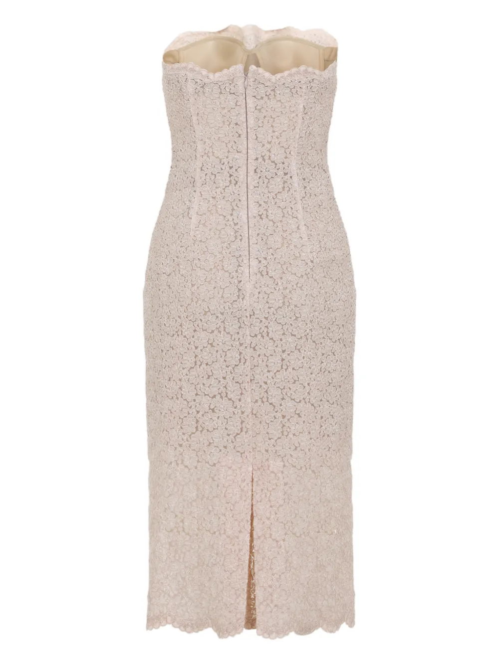 Ermanno Scervino floral strapless midi dress - Roze