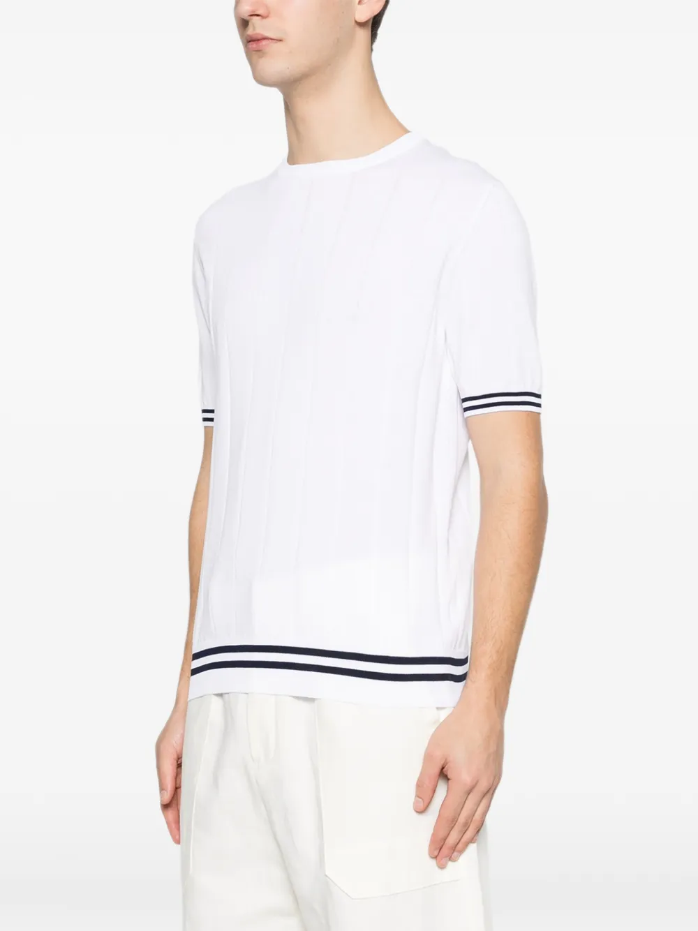  Panicale Striped T-shirt - White 